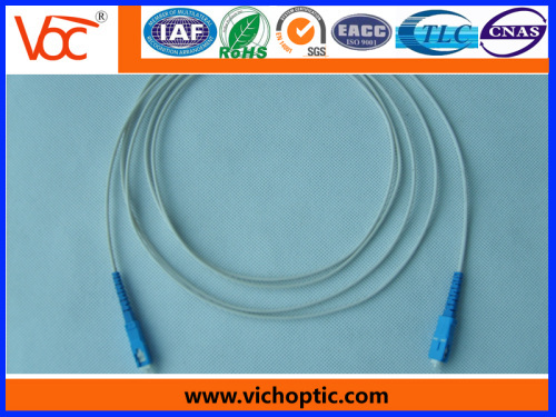 China manufacturer white opticl fiber simplex sc/pc 0.9