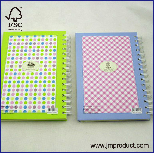 FSC hardcover spiral notebook