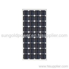 80W Monocrystalline Solar Panel ,grade A solar module for solar system