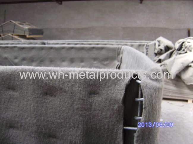 Multi-cellular welded wire mesh wall system military protection products 