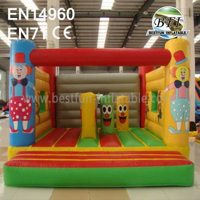 Commercial Happy Circus Bounce Houses