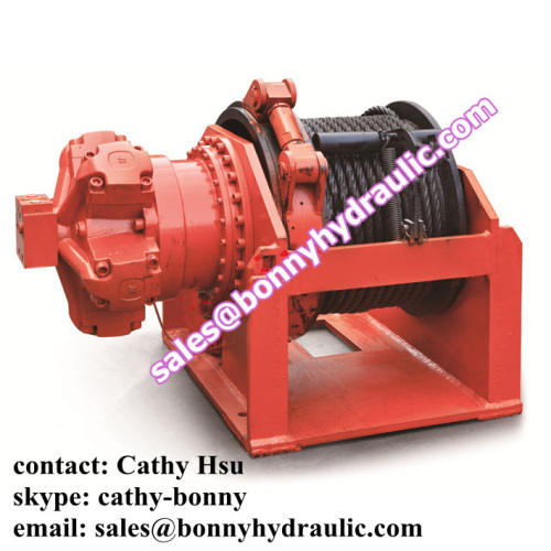 high power hydraulic winch <font color=