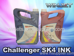 SK4 Printing Solvent Ink, Challenger Ink SK4 solvent ink (challenger ink )for spt 510 /1020 printhead