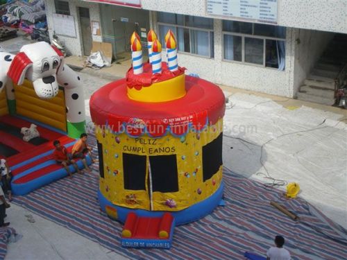 Birthday Cake Bounce House For Party