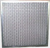 Pleated air filter -more filtration area, greater dust retention