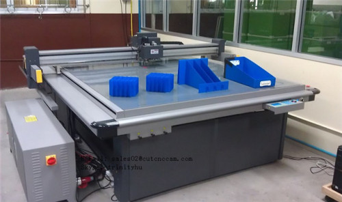 corrugated polypropylene sample making cutting table 