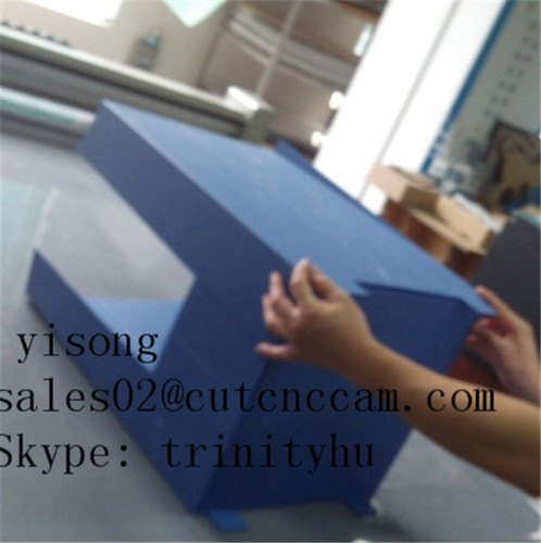 plastic sheet PP corrugated box making short run production sample making machine 