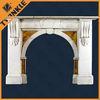 Natural Rustic Granite Fireplace Mantel , Contemporary Fireplace Mantel