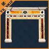 Indoor Granite Fireplace Mantel Freestanding Hand Carved Western Style