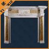 French Style Granite Decorative Fireplace Mantel / Elegant Fireplace Mantels