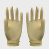 Girl / boy Diamond grip Children Latex Gloves With Natural color