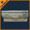 Customized Beige Natural Stone Tub Soaking / Polished Marble Bathtub