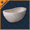 Fancy Comfortable Natural Stone Tub Free Standing For Hotel Bathroom