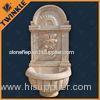 Water Wall Stone Fountains With Yellow Travertine Home Water Fountains