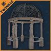 Waterproof Garden Stone Gazebo With 6 Figure Columns For Outdoor