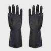 Black Latex Work Gloves