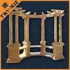 Yellow Natural Stone Garden Gazebo With Hand Carved For Outdoor