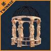 Waterproof Stone Garden Gazebo , Custmozied Marble Pillar Gazebo