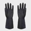 Man Black Latex Work Gloves , diamond grip latex working gloves