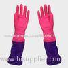 Safty Kitchen long cuff PVC gloves , wave cuff diamond grip gloves