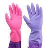 Household PVC Gloves For women , man with diamond grip / Beaded cuff