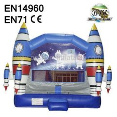 Rocket Inflatable Bounce Castle