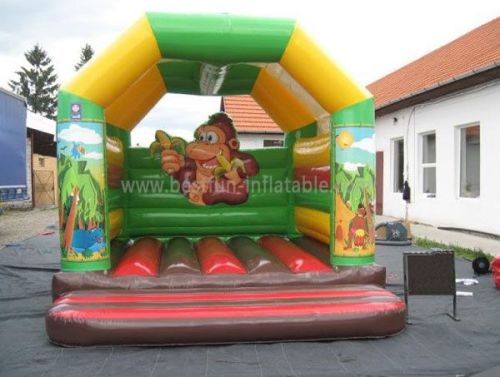 Happy Inflatable Jungle Animal Bounce Castle