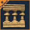 Yellow Natural Stone Marble Balustrade Outdoor Handrailing For Stairs