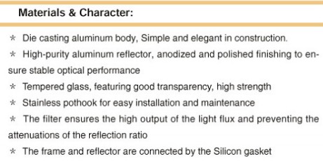 IP65 Installment diameter 60mm Roadway lighting