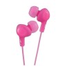 JVC HAFX5PE Gumy Plus Noise Isolating Headphones-Peach Pink