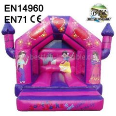 Pink Princess Inflatable Castle Bouncer House