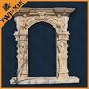 Custom Beige Stone Marble Door Surround For Natural Grand Building