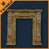 Natural Yellow Marble Stone Door Surround For Decorative Western