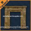 Natural Yellow Marble Stone Door Surround For Decorative Western