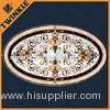 Glass Mosaic Marble Floor Medallions Custom For Wall Decorative