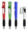 Promotional LED lighting ballpen with nail scissor