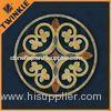 Round Tile Marble Floor Medallions Pattern Colorful For Floor Paving