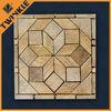 Irregular Beige Natural Stone Mosaic Customzied For Floor Paviing