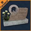 Red Granite Memorial Monuments / Unique Custom Memorial Headstone