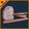 Polished Red Granite Memorial Monuments For Solid Garden Headstone