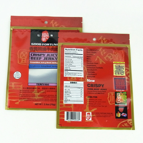 FDA food packaging bag with see through window
