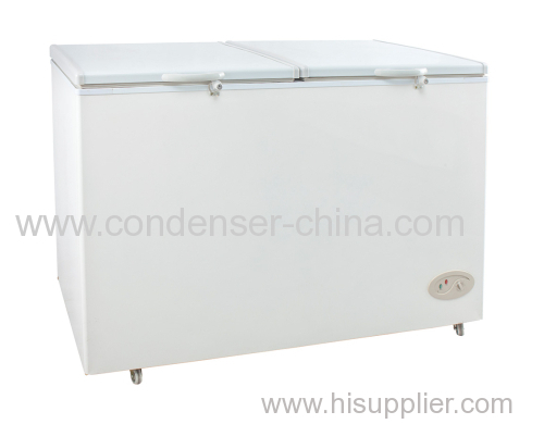 Horizontal door opening 400L refrigerator