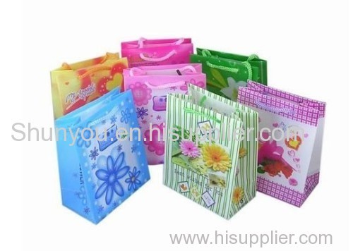 color printed paper bag, lovely bag