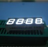 Ultra Bright White 4-Digit 7mm (0.28&quot;) Anode 7- Segment LED Display, 30.2 x 11 x 6 mm