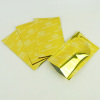 Sterile gold opaque foil plastic bags