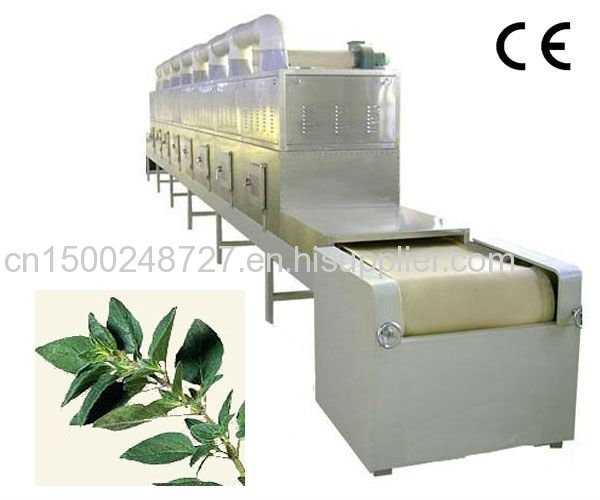 Herbs Tunnel Continuous Microwave Sterilization Machine 