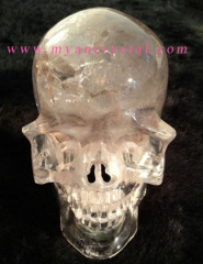 Rock Crystal Realistic Skull