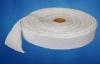 Braided White Lagging Ceramic Fiber Tape , Electric insulation