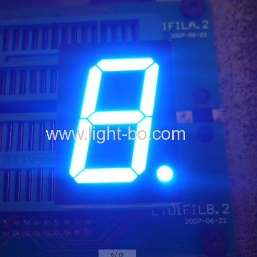 Common cathode 0.8inch super red 7 segment led display single digit for instrument panel