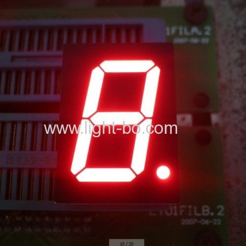 Ultra white 0.8inch 7 Segment led display common anode with White segments